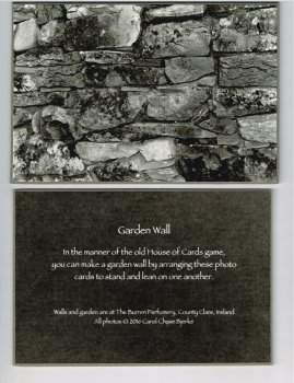 Garden Wall, the boxed set (detail showing photo and text cards)