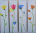 Garden Blooms on Canvas (4 panels)