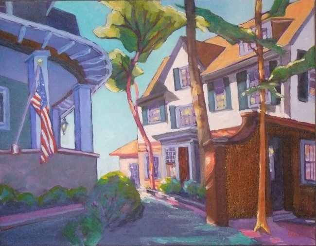 Philadelphia Houses with Flag