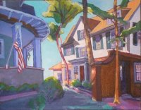 Philadelphia Houses with Flag