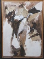 Collage with Paint and Cloth 1968