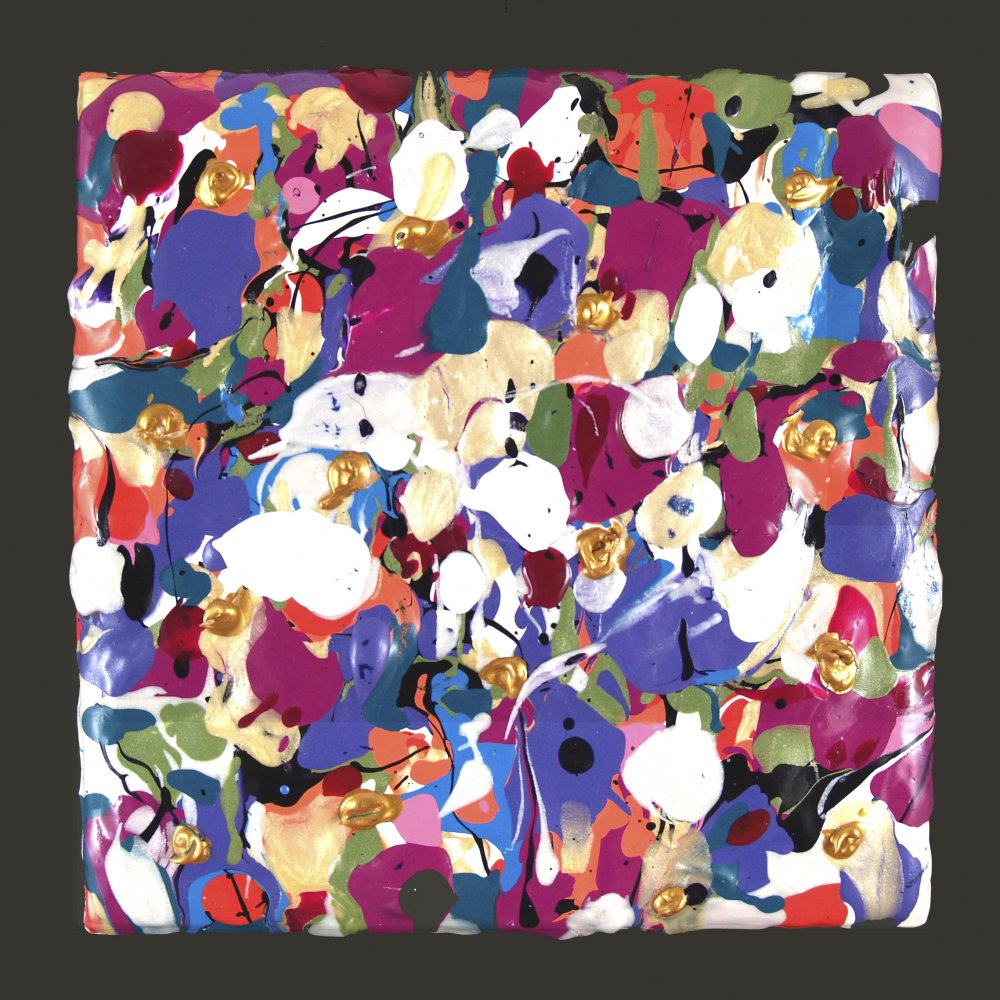 Purple, Magenta, and Orange Went Crazy L