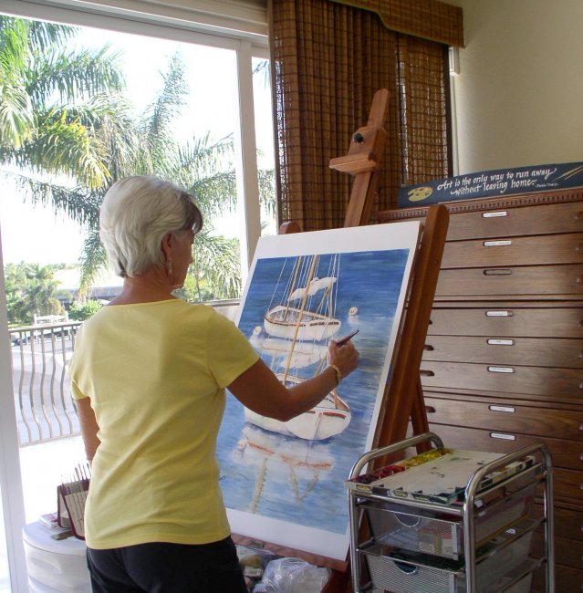 Shirley Hales Painting Studio