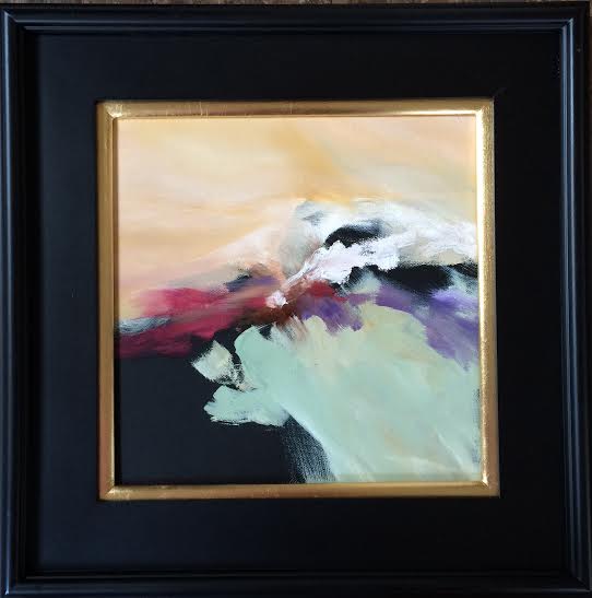 Beach 1, framed
