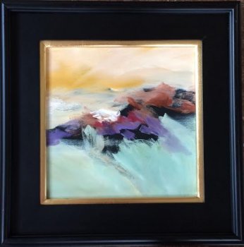 Beach 2, framed