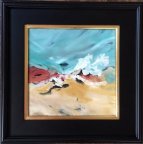 Ocean 2, framed