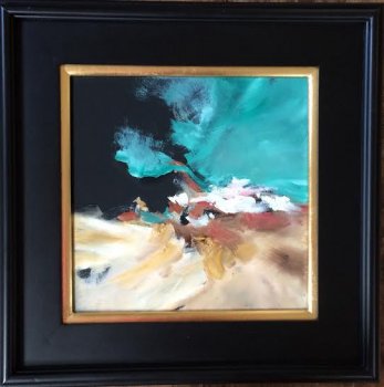 Ocean 1, framed