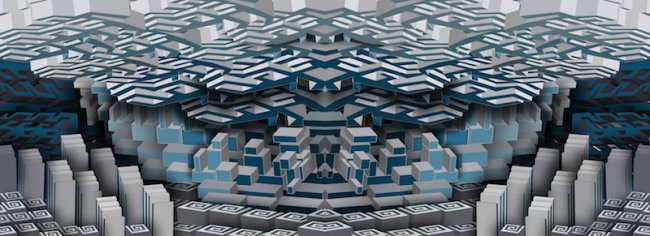 Blue and Grey Maze