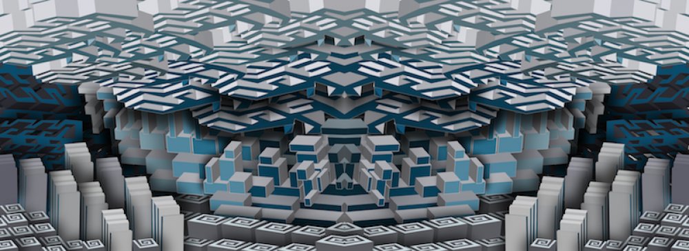Blue and Grey Maze