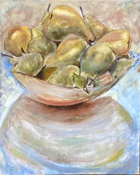 Bowl of Pears 1
