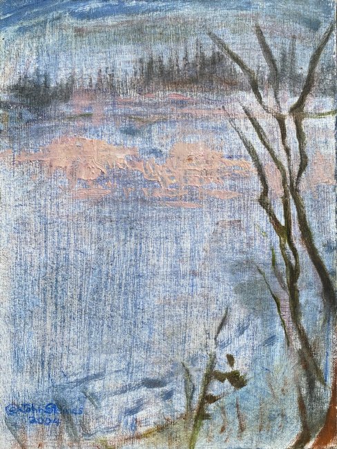 Late Winter, Northern Lake