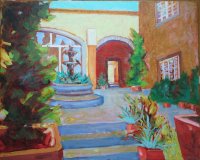 Courtyard in Mexico