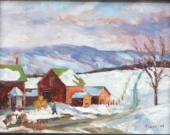 December Morning Blue Mounds