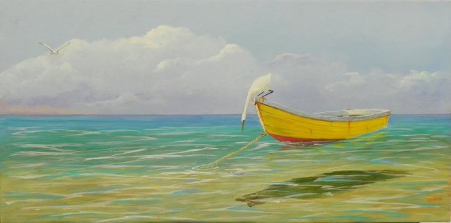 Egret looking for lunch