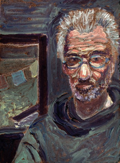 Self Portrait at night