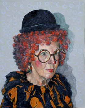 Self-portrait as Clown