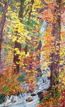 Cliff Streams in the Woods