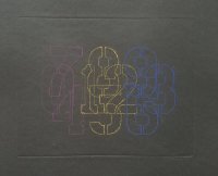 Stencil No. 8 Color Digits Zero to Nine on Black