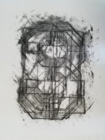 Digits Zero through Nine - Monoprint (DETAIL) 2/10