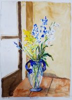 Delphinium, Goldenrod, and Tuberose