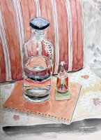 Bottle witk Korean Yangban
