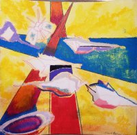 Sea Shells and Moth in Outer Space