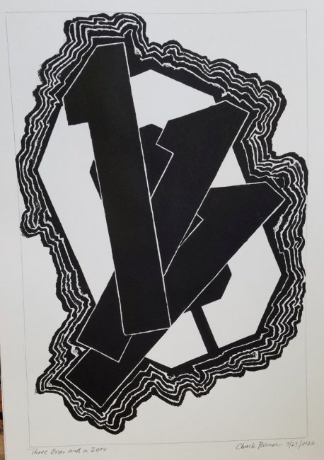 Three Ones and One Zero