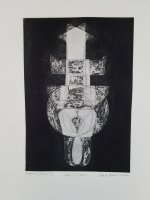 Digits 1, 5, 7 (Monoprint)