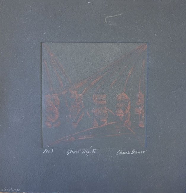 Ghost Digits on Black