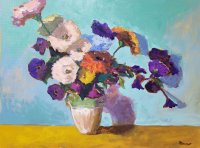 August Zinnias