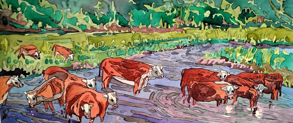 Cow Herd Crossing