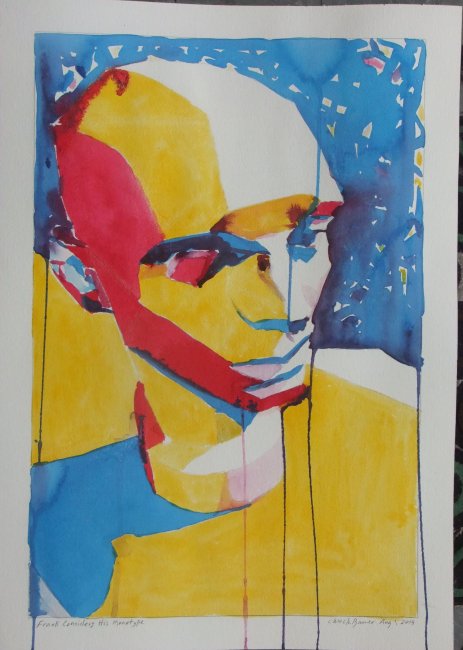 Frank Considers His Monotype