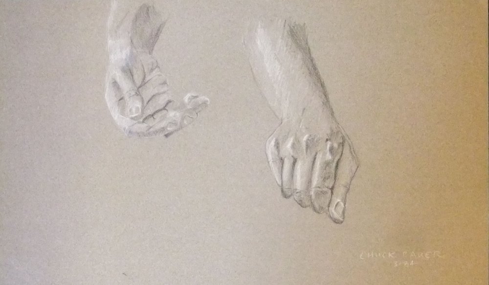 Two Hands Lifedrawing