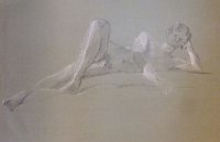 Young Male Reclining Lifedrawing