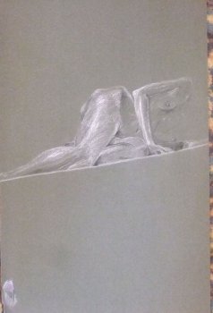 Female on Incline Lifedrawing