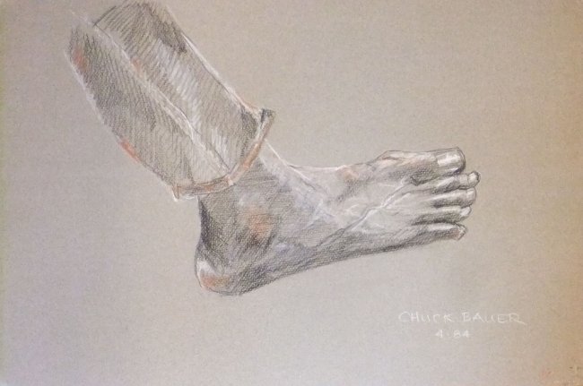 My Right Foot No. 2 Lifedrawing