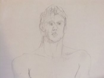 Male Nude (detail) Lifedrawing