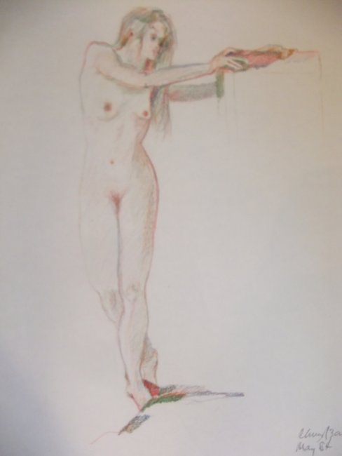Standing Female Nude Lifedrawing