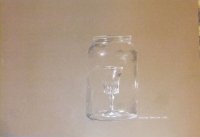 Wineglass in Glass Jar