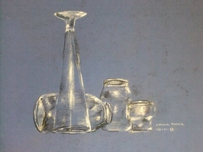 Four Glass Pieces