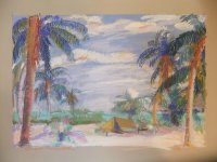 Beach Camp in Mexico Near Tulum