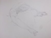 Reclining Male Nude Lifedrawing