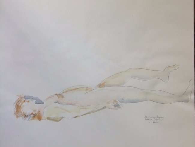 Reclining Male Lifedrawing