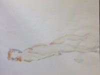 Reclining Male Lifedrawing