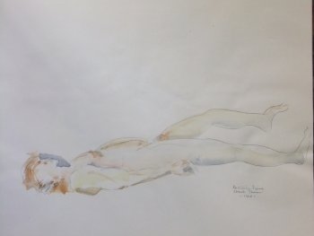 Reclining Male Lifedrawing
