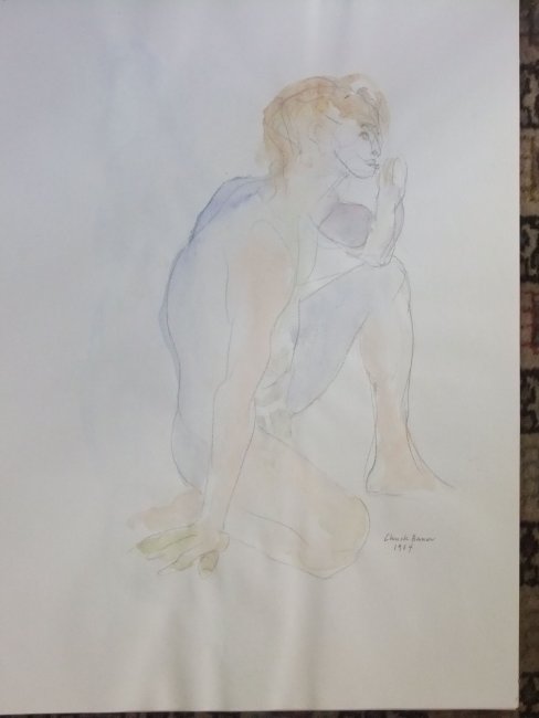 Seated Male Nude Lifedrawing No. 2