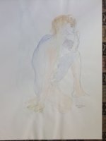 Seated Male Nude Lifedrawing No. 2