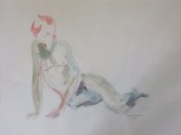 Seated Female Nude Lifedrawing No. 2