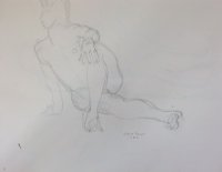 Seated Male Nude Lifedrawing No. 4