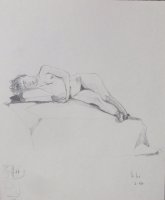 Reclining Female Lifedrawing